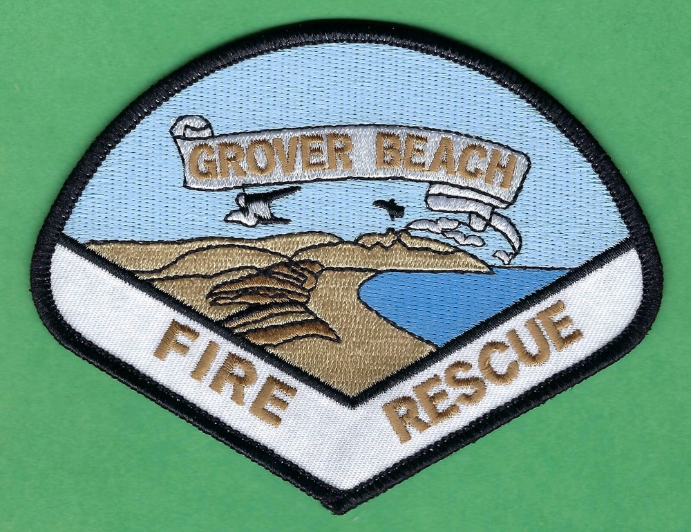 GROVER BEACH CALIFORNIA FIRE RESCUE PATCH