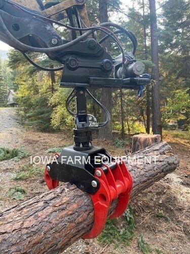 IFE 4T61, 61" BYPASS LOG GRAPPLE & ROTATOR: UNIVERSAL LOG, SCRAP, STONE GRAPPLE!
