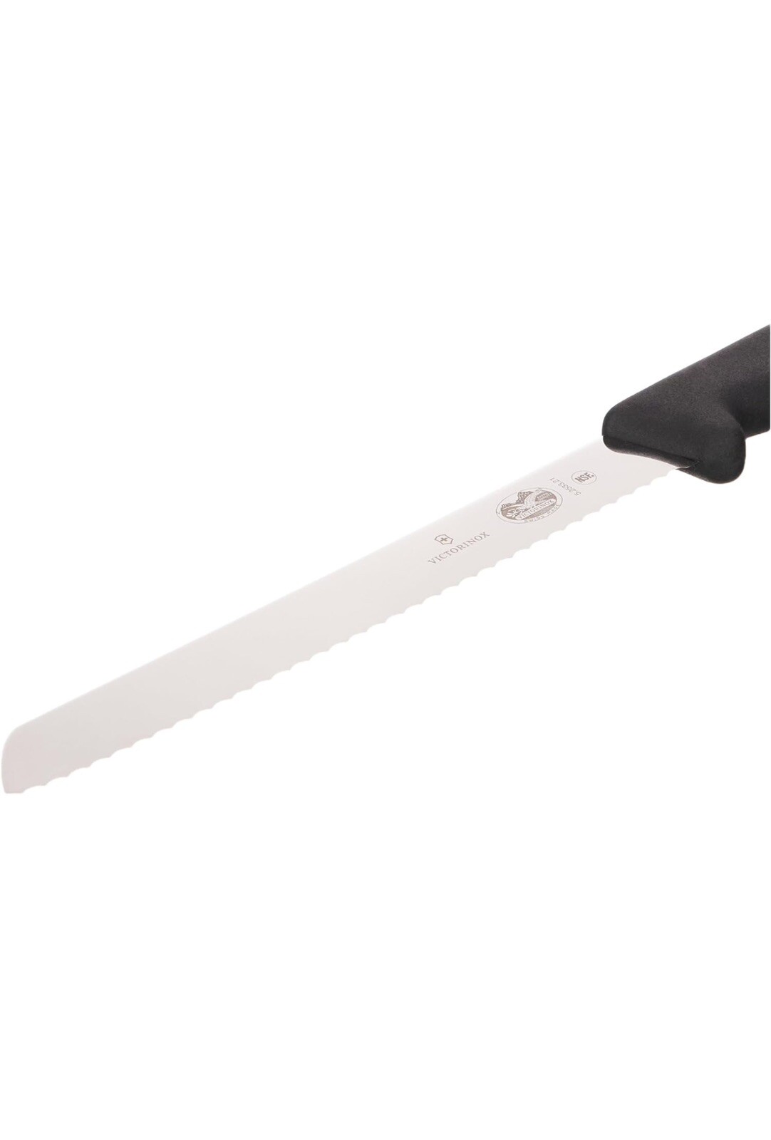 Victorinox 5.2533.21 - 8" Slant Tip Serrated Bread Knife with Fibrox Handle