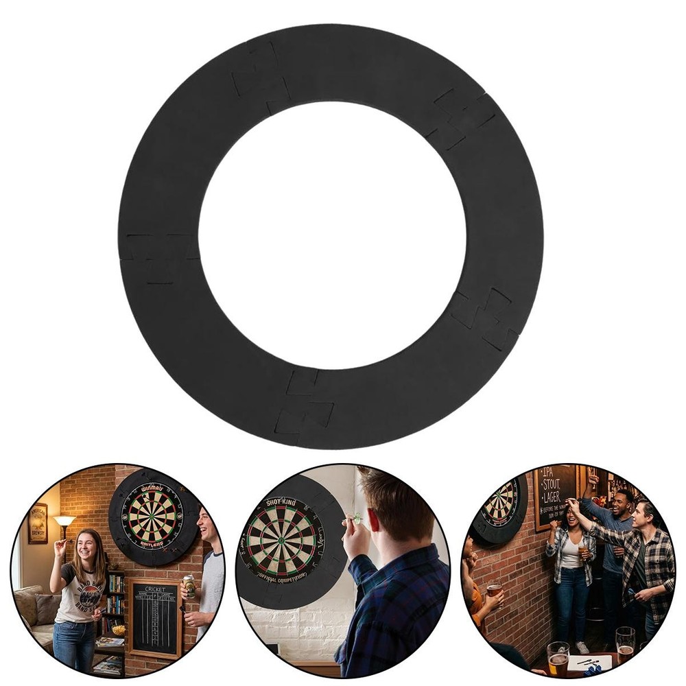 Black EVA Dartboard Protective Ring 45cm Inner Diameter Removable