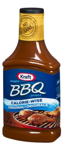 Kraft BBQ Sauce, Light, 455mL (3 Pack)