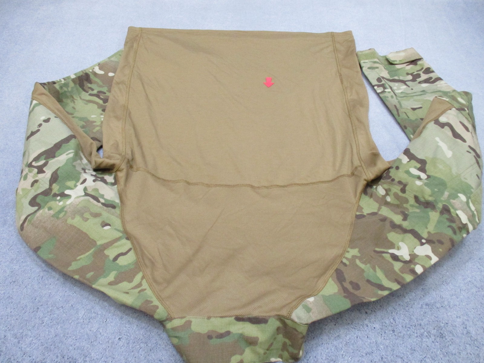 Condor Combat Shirt Multicam XL Long Sleeve 1/4 Zip Tactical Uniform Top