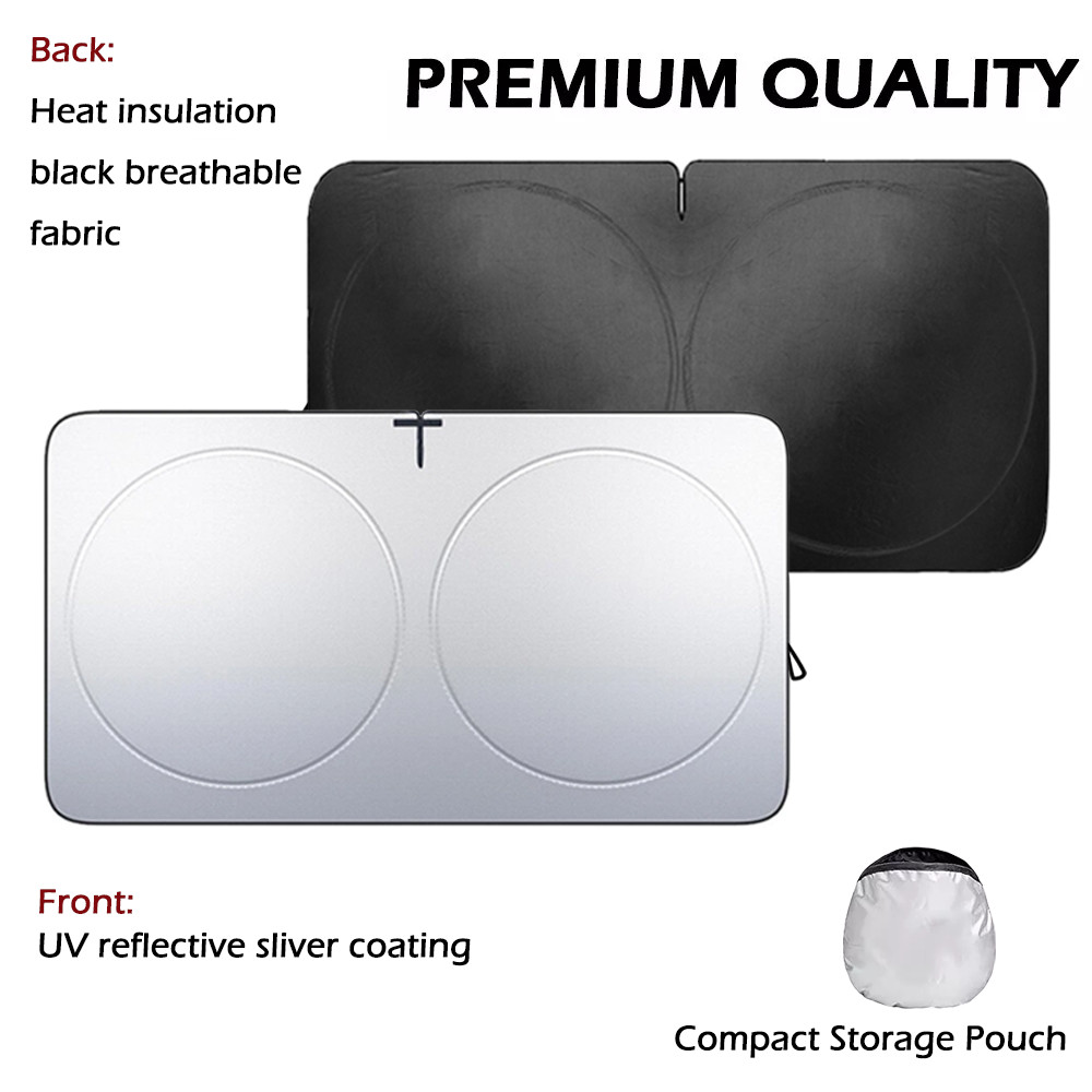 Foldable Windshield Sun Shade Car Front Window Sunshade UV Protector Cover Visor