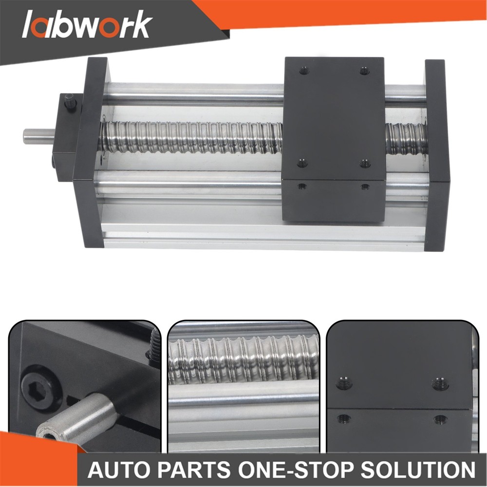 Labwork 100mm Sliding Table Linear double-track Ballscrew SFU1605 Motion Stage