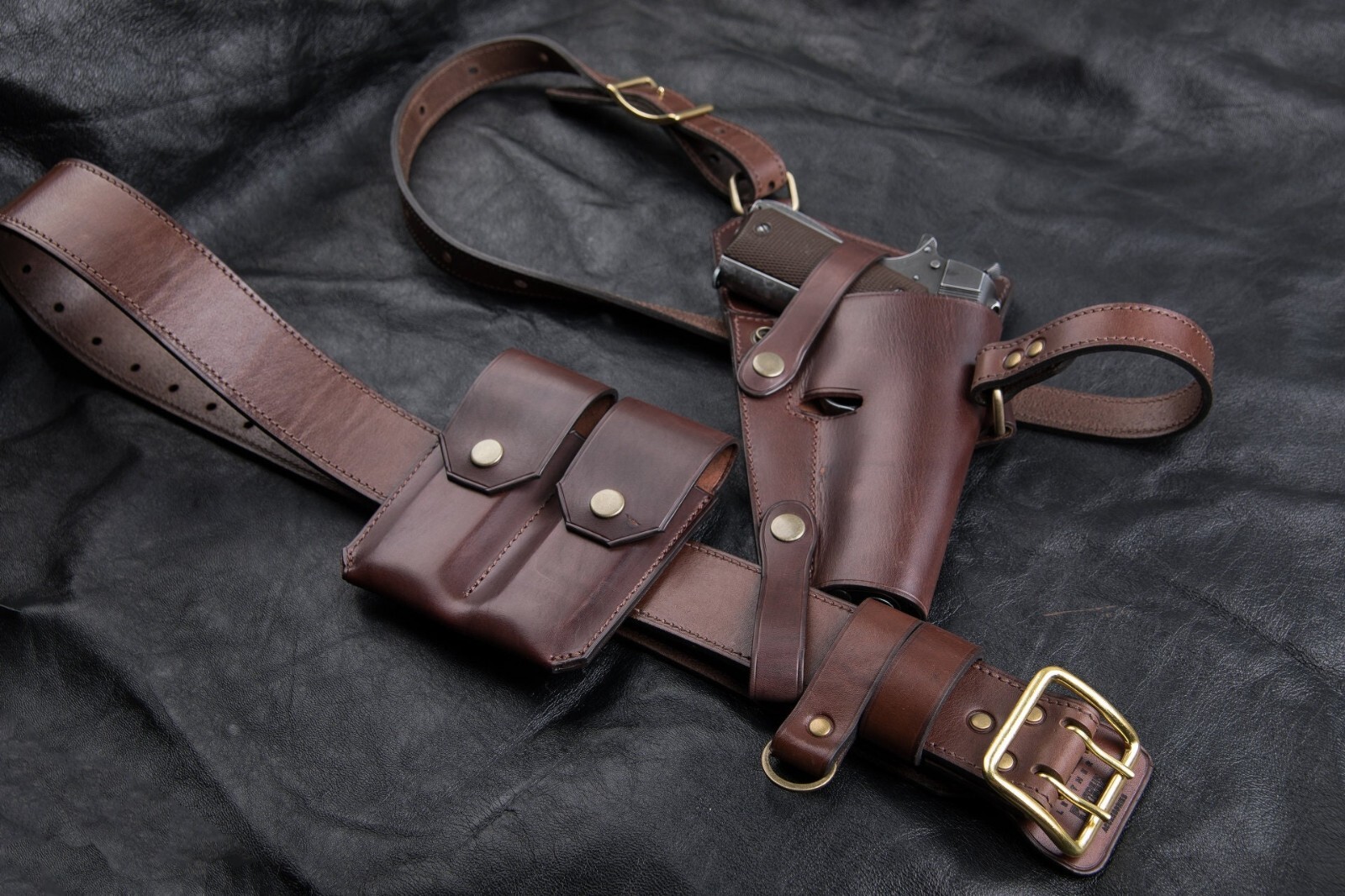Colt 1911 Custom Made Leather Holster | Vintage Look | Unique Design | Retro