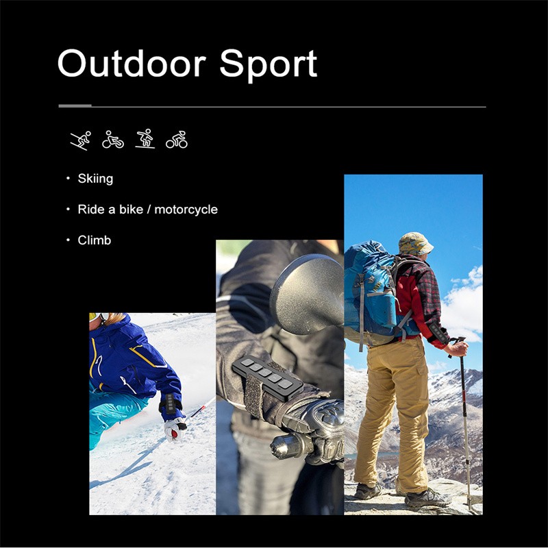 Car Wireless Bluetooth Motorcycle Bike Remote Controller Bike Handlebar Media