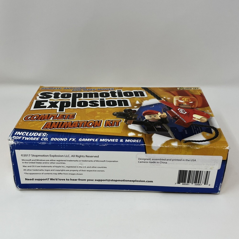 Stopmotion Explosion: Stop Motion Animation Kit w/ Full HD 1080P Camera & Book