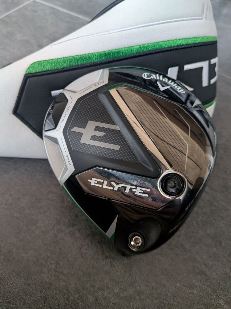 Callaway ELYTE Driver 9deg RH Head Only head Cover Used