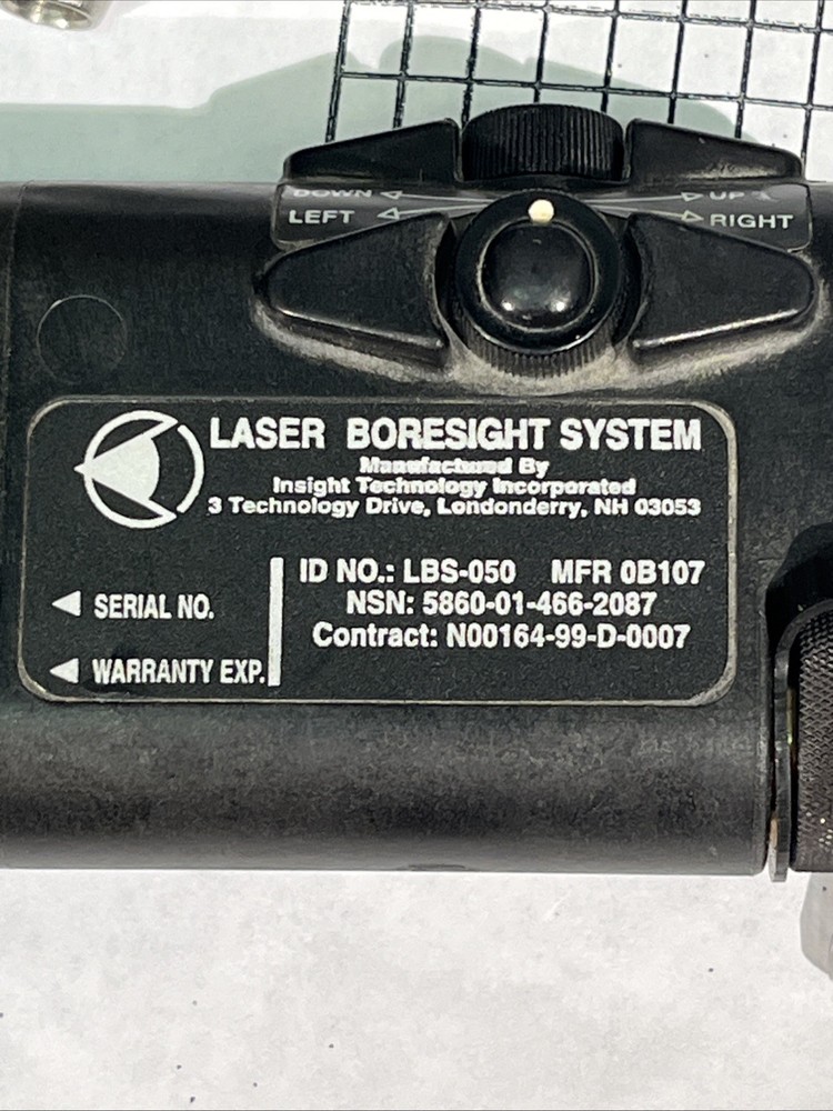 Insight Technologies Laser Boresight System LBS-050 Working