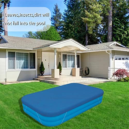 Rectangle Pool Cover, Inflatable Underground Pool Cover Dust and Rainproof