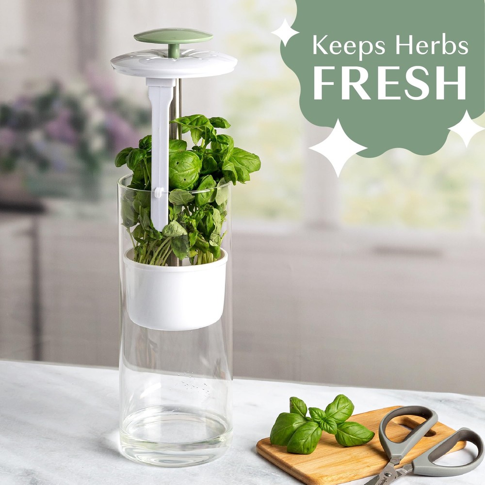 Herb Keeper Preserver, Designed for Optimum Breathable Airflow for Maximum Fr...