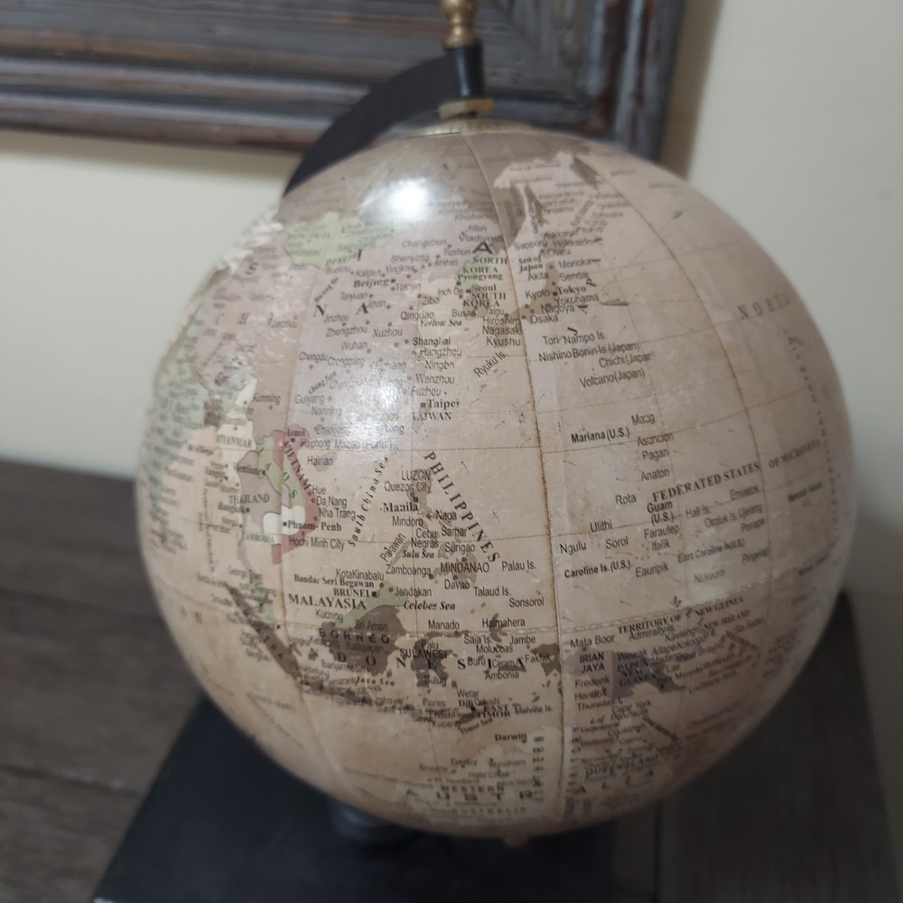 Desktop Spinning Rotating Globe With Drawer