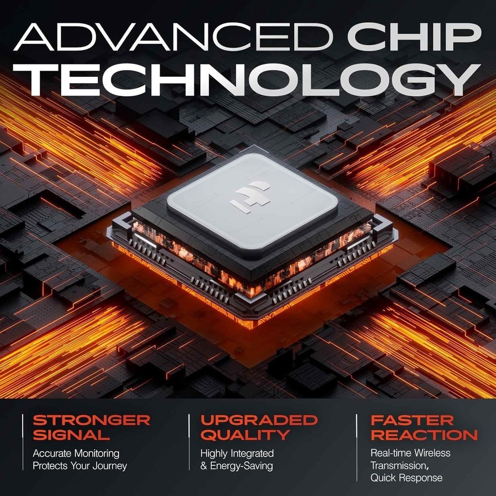 4PCS Pre-Programmed TPMS Sensor for Ram 1500 2019-2024 433MHz Replace 68293199AA