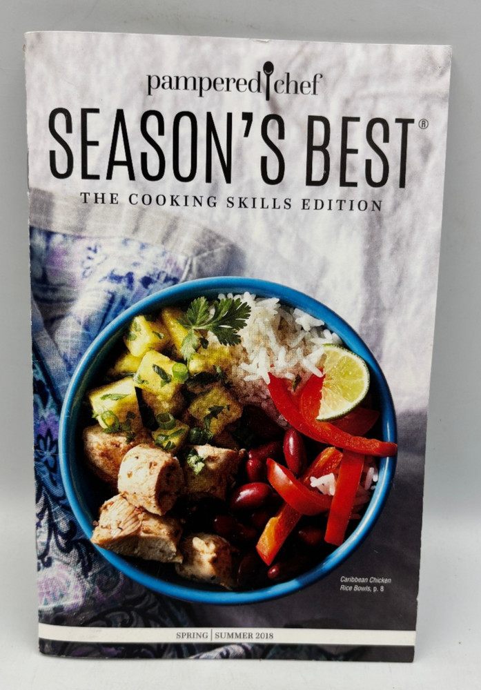 Pampered Chef Rectangular Baker 9”x 13” Stoneware #1430 with Cookbook