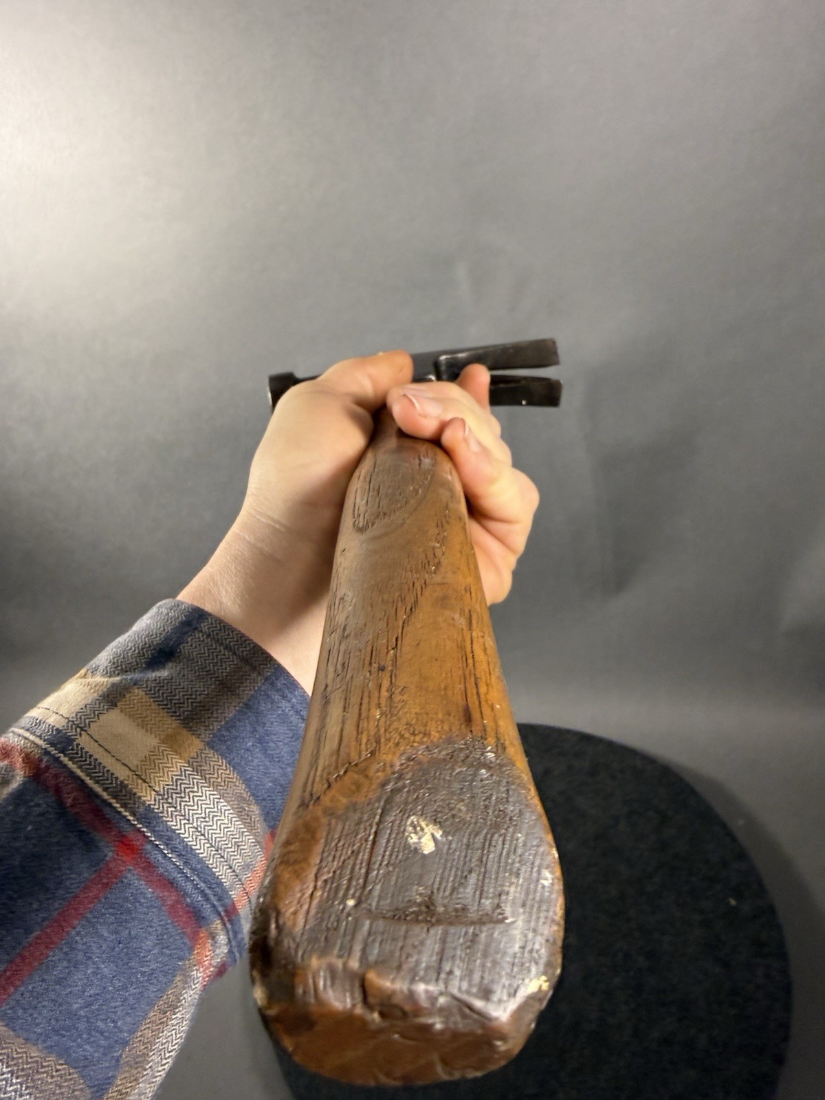 ZENITH MARSHALL WELLS Straight Claw Bell Faced Hammer. Attractive Condition.