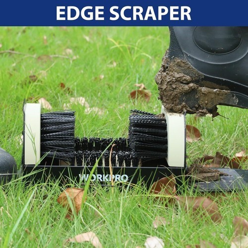 WORKPRO Boot Brush Scraper Outdoor Shoe Cleaner Brush Boot Scrubber Extra Wide