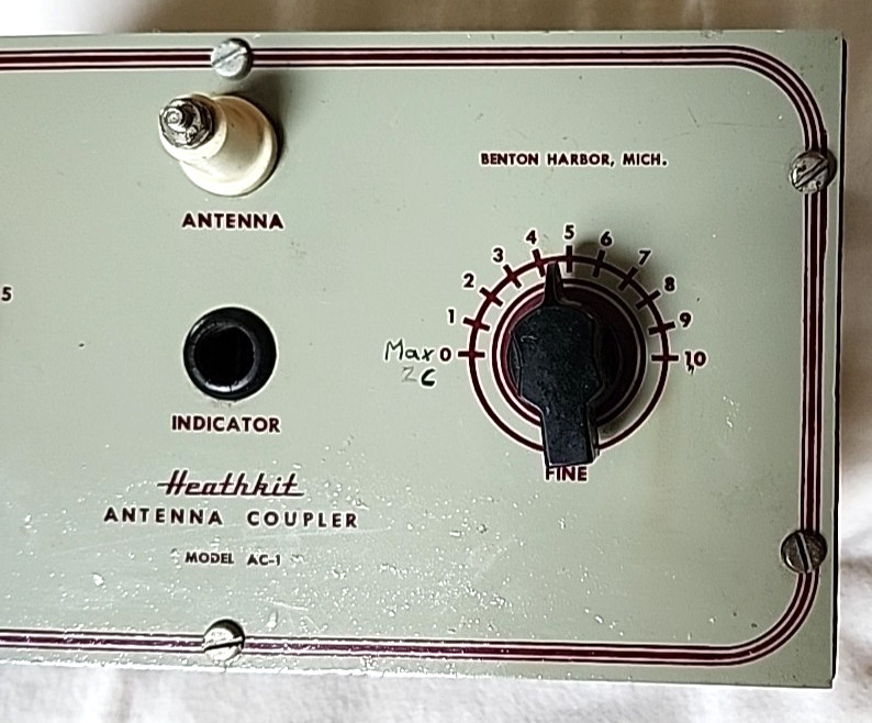 HEATHKIT MODEL AC-1 ANTENNA COUPLER