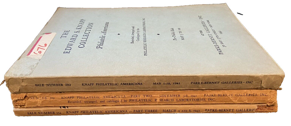 Edward S. Knapp collection -3 auctions 1941-1942, Parke-Bernet