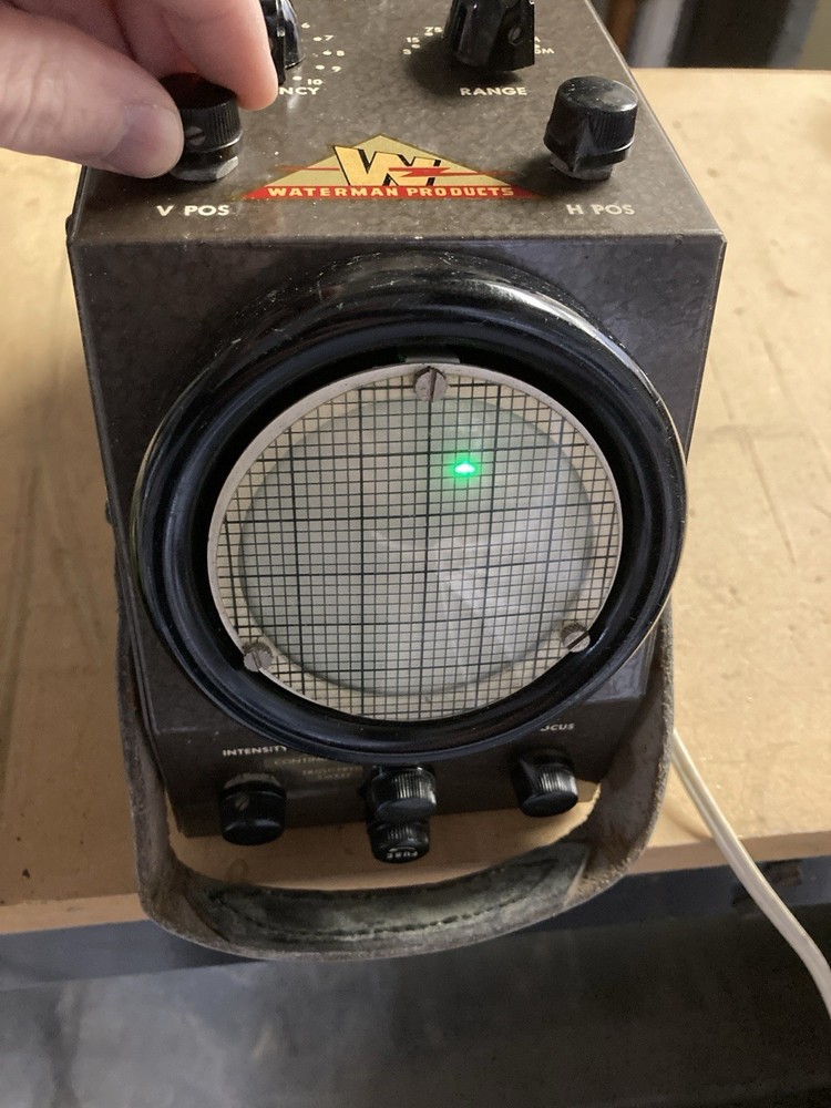 Waterman PocketScope S-11-A Oscilloscope (Untested) With Case