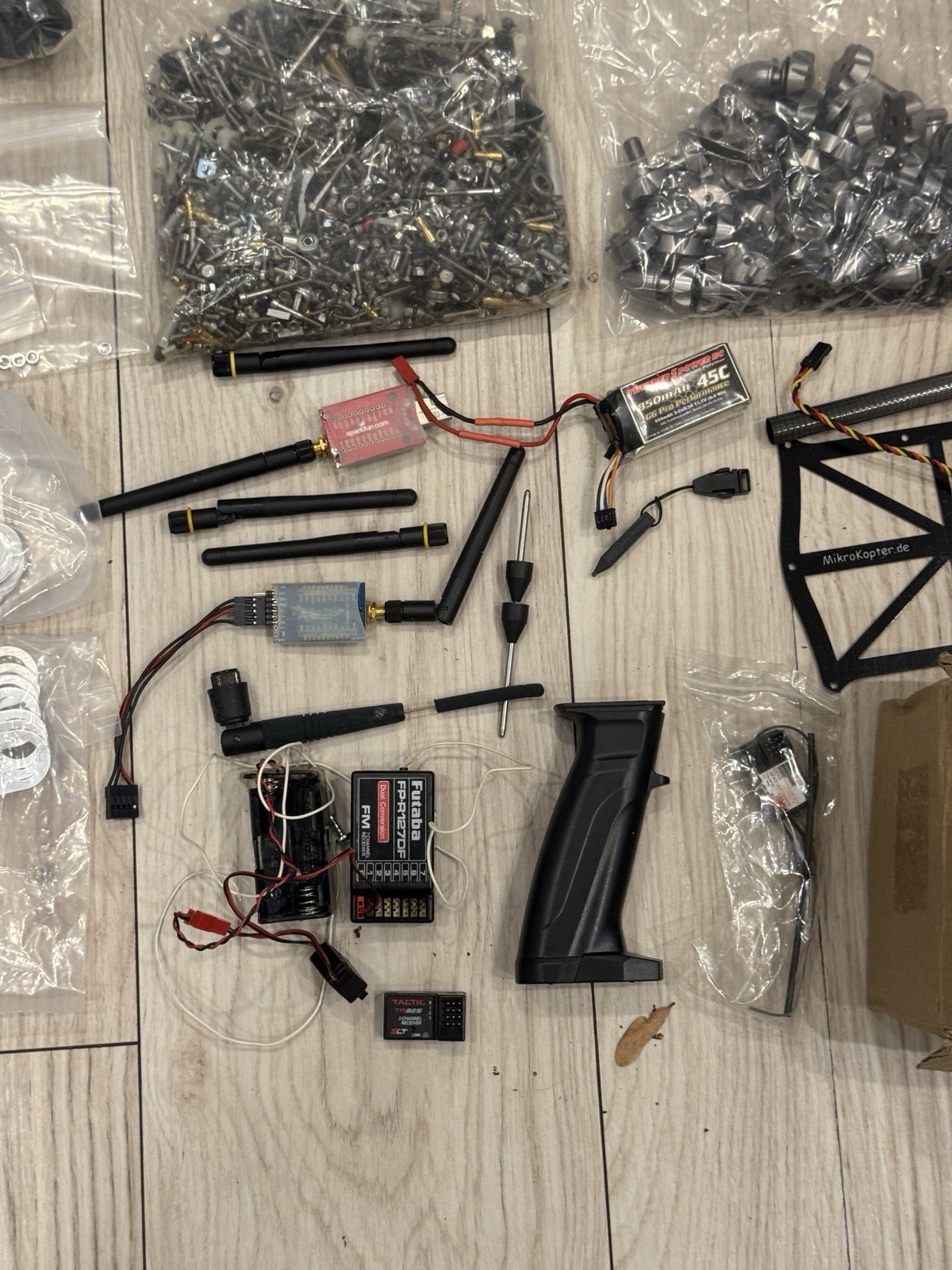 Massive Drone Builder Parts Lot MikroKopter Hitec Motors ESCs UAV