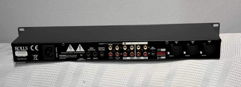 Rolls RM67 7-Channel Mic/Source Mixer