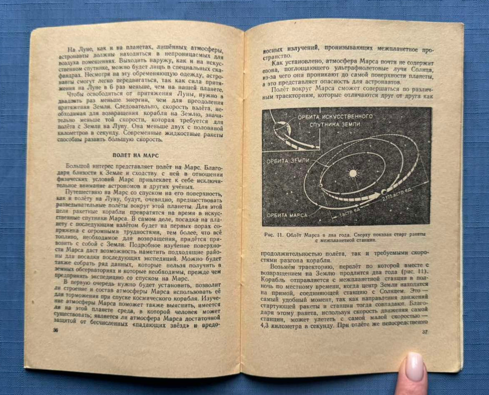 1956 Межпланетные полеты Interplanetary Flights Space A.Sternfeld Russian book