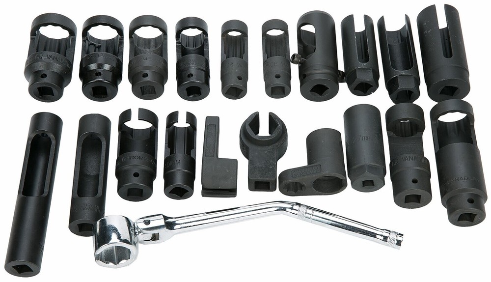 21pc Oxygen O2 Sensor Socket Set Oil Pressure Sending Unit Socket Removal Tools