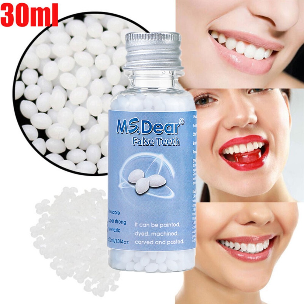 Resin False Teeth Solid Glue Temporary Tooth Gap Filler Tooth Repair Moldable