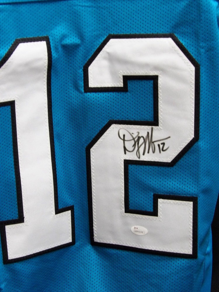 D.J. Moore Carolina Panthers Signed Custom Jersey JSA Authenticated