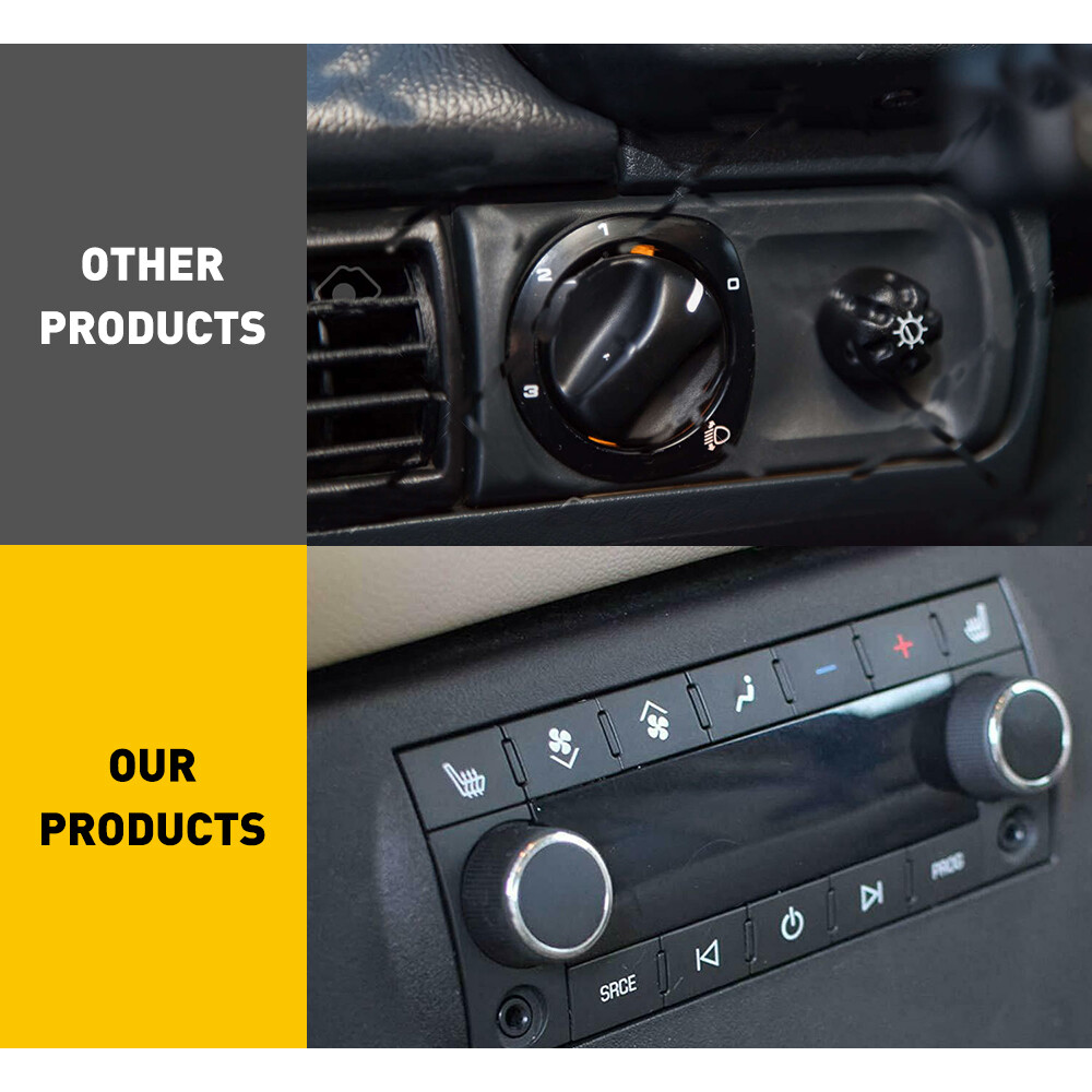 For Chevy Avalanche Silverado Suburban GMC CLIMATE CONTROL A/C FAN HEATER KNOBS