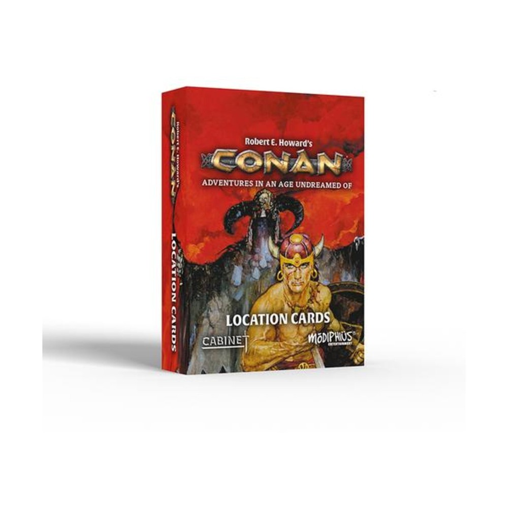 Modiphius Conan RPG Location Cards VG+/NM