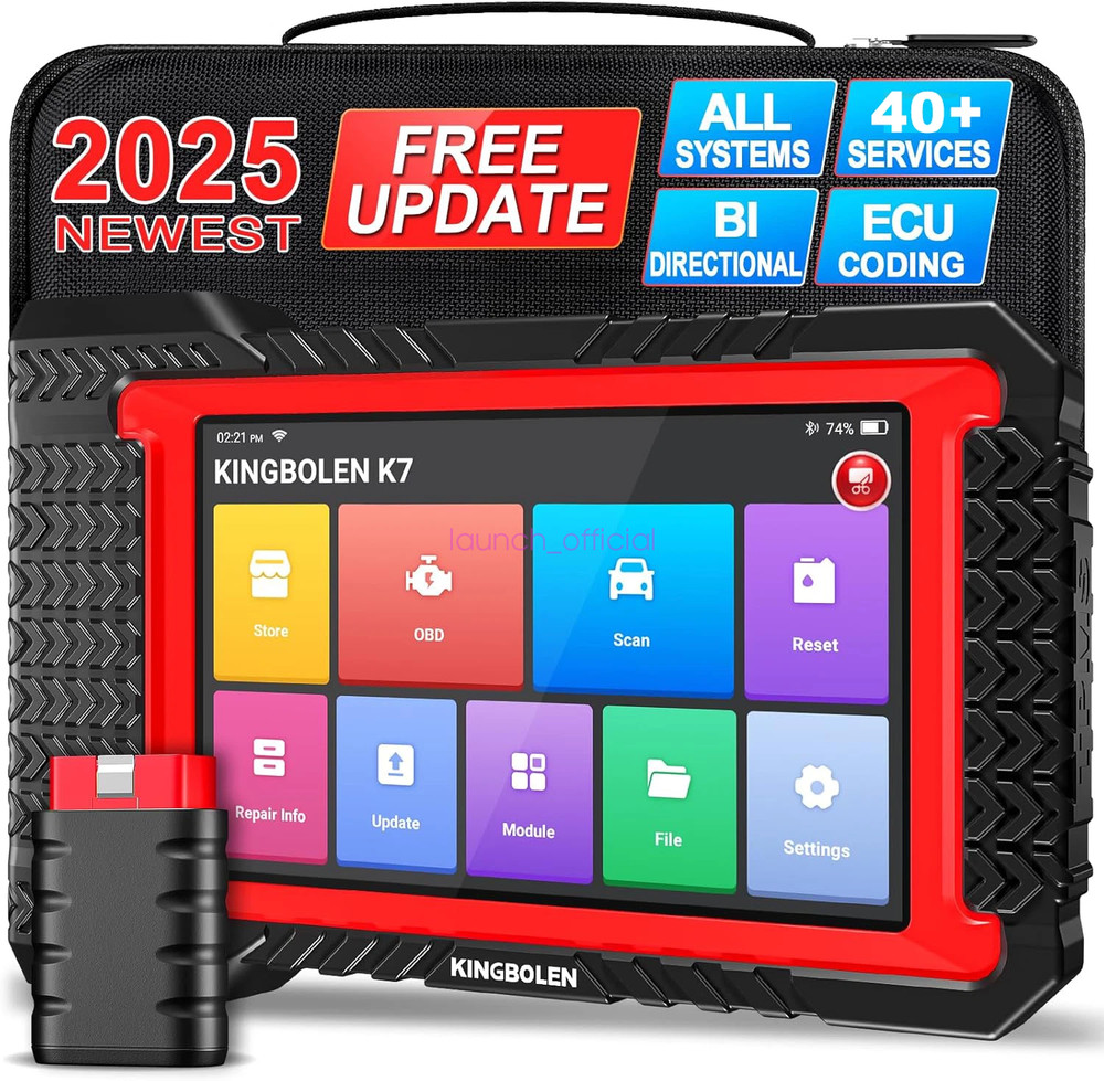 KINGBOLEN K7 OBD2 Bidirectional Scanner Diagnostic Tool Key Coding Full System