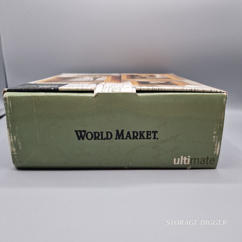 Vintage World Market Ultimate Shadow Boxes Solid Wood Frame Window Memory Set 3