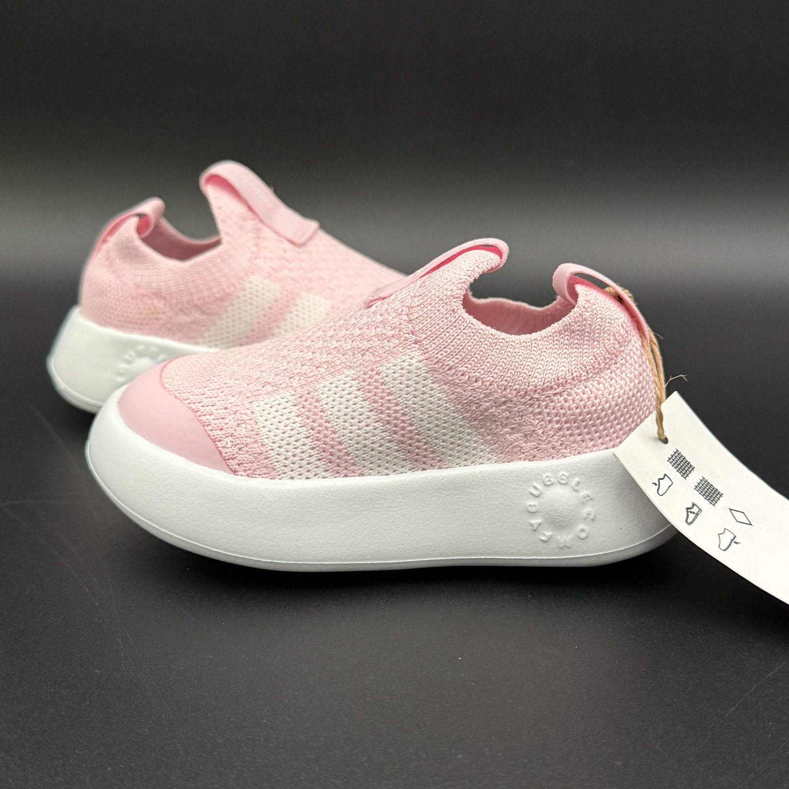 adidas Toddler Bubblecomfy Purple Slip-On Shoes JS1084