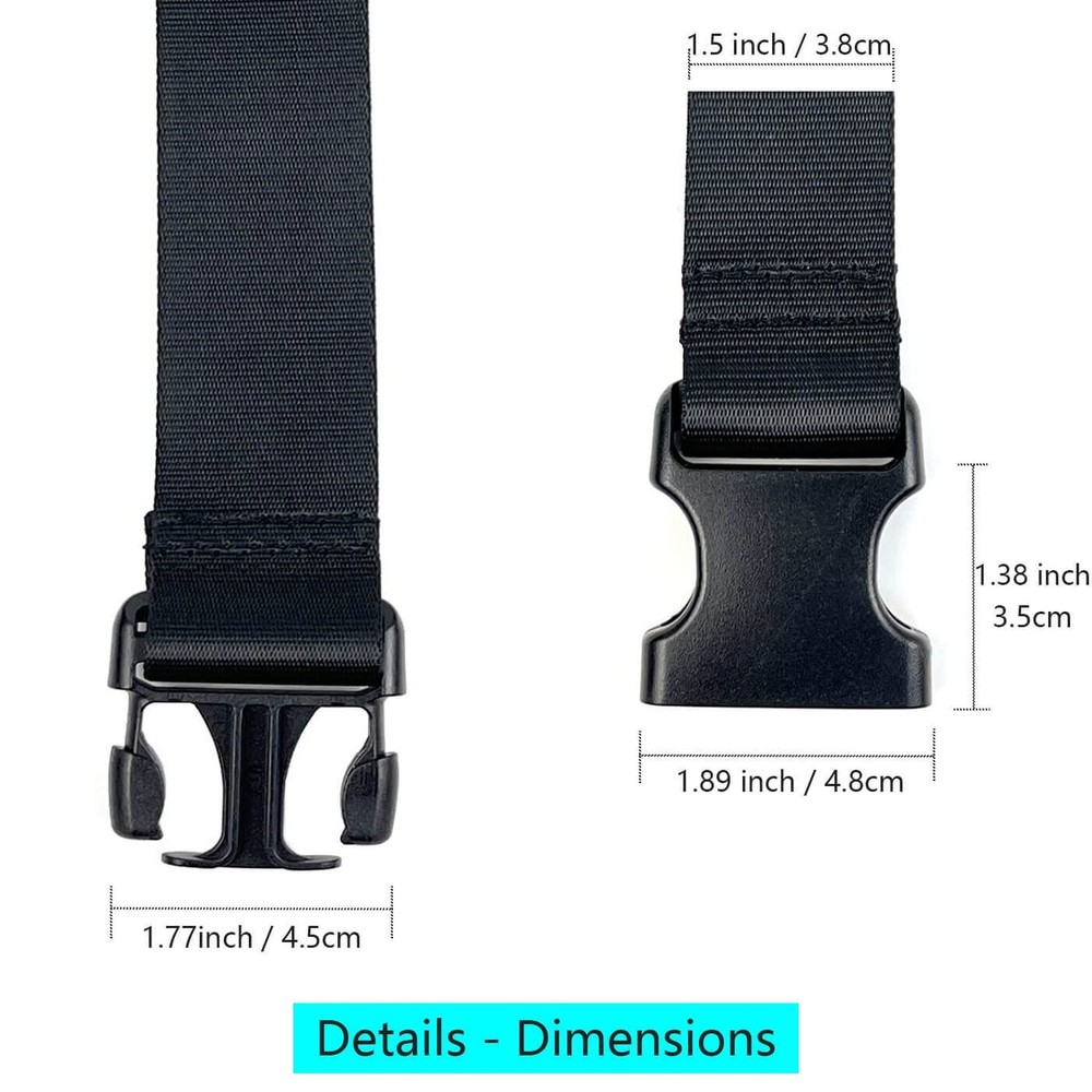 Fanny Pack Belt Extender Adjustable Elastic Strap, Waist Bag Belt Extender