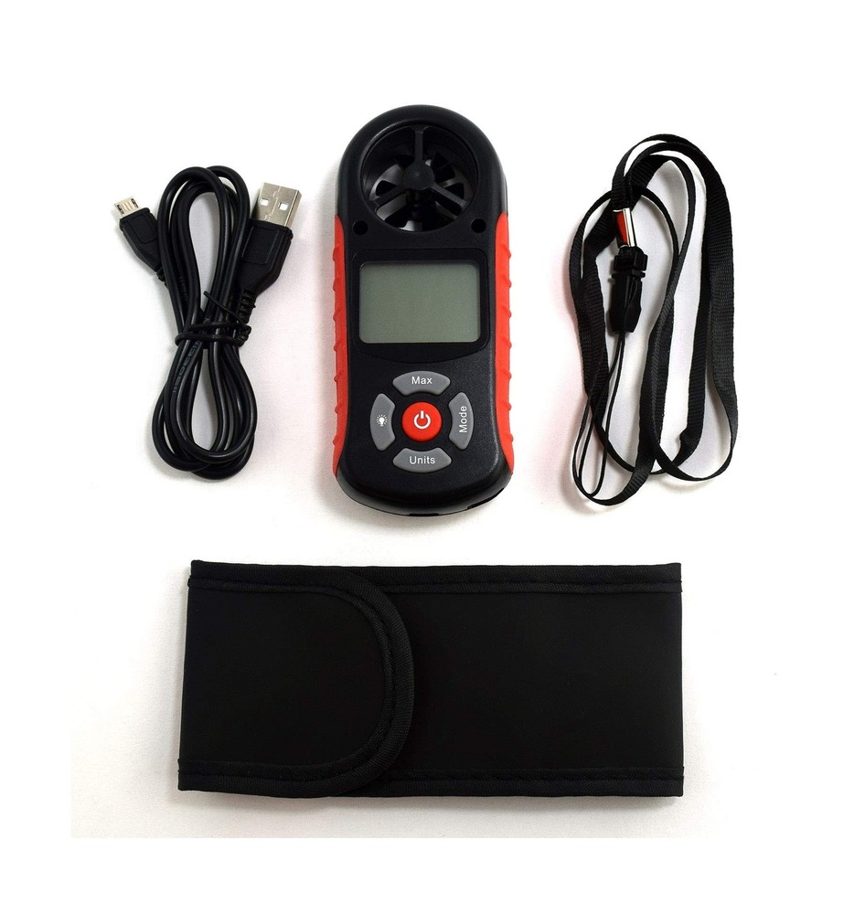 Anemometer ennoLogic eA990R - 8 Parameters: Wind Speed, Wind Chill, Air Tempe...