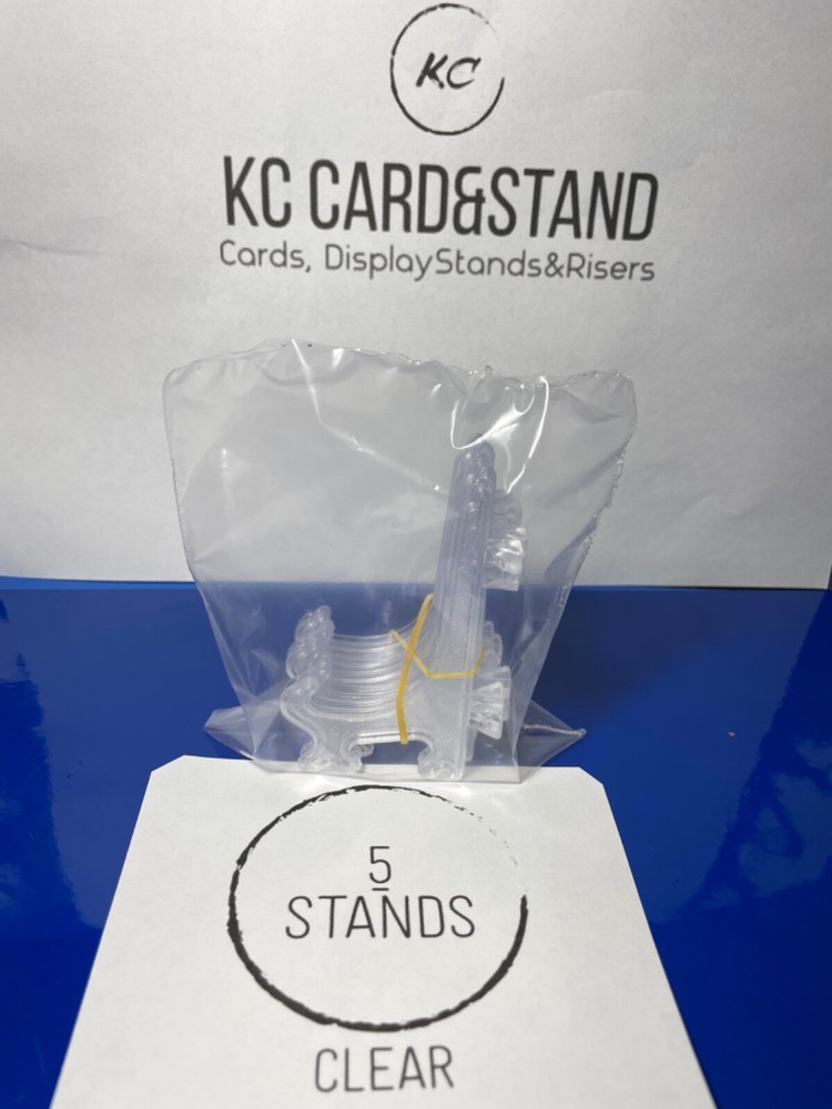 Card Stand - (5pc-Clear-Toploader) Card Display Stand