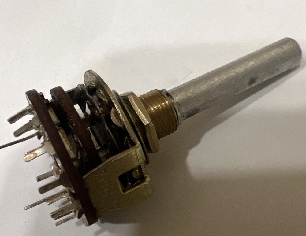 Alpha 6 Position, 2 Pole, Rotary Selector Switch Condition is New