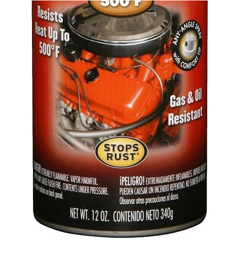 Black Gloss Coating Rust Preventive Engine Enamel High Temp Rotor Caliper Paint