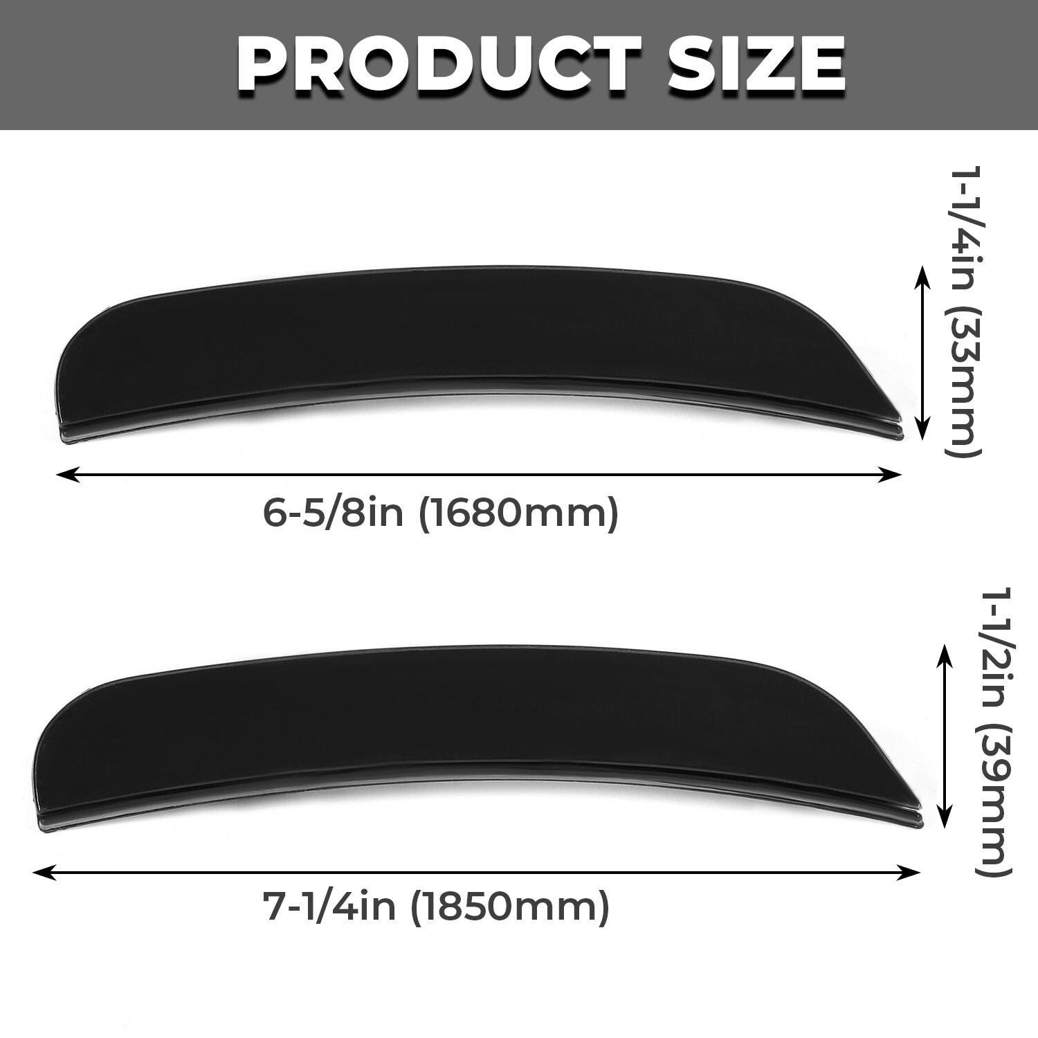 4x Smoked LED Side Marker Lights For 15-22 Dodge Charger R/T Scat Pack SXT SRT