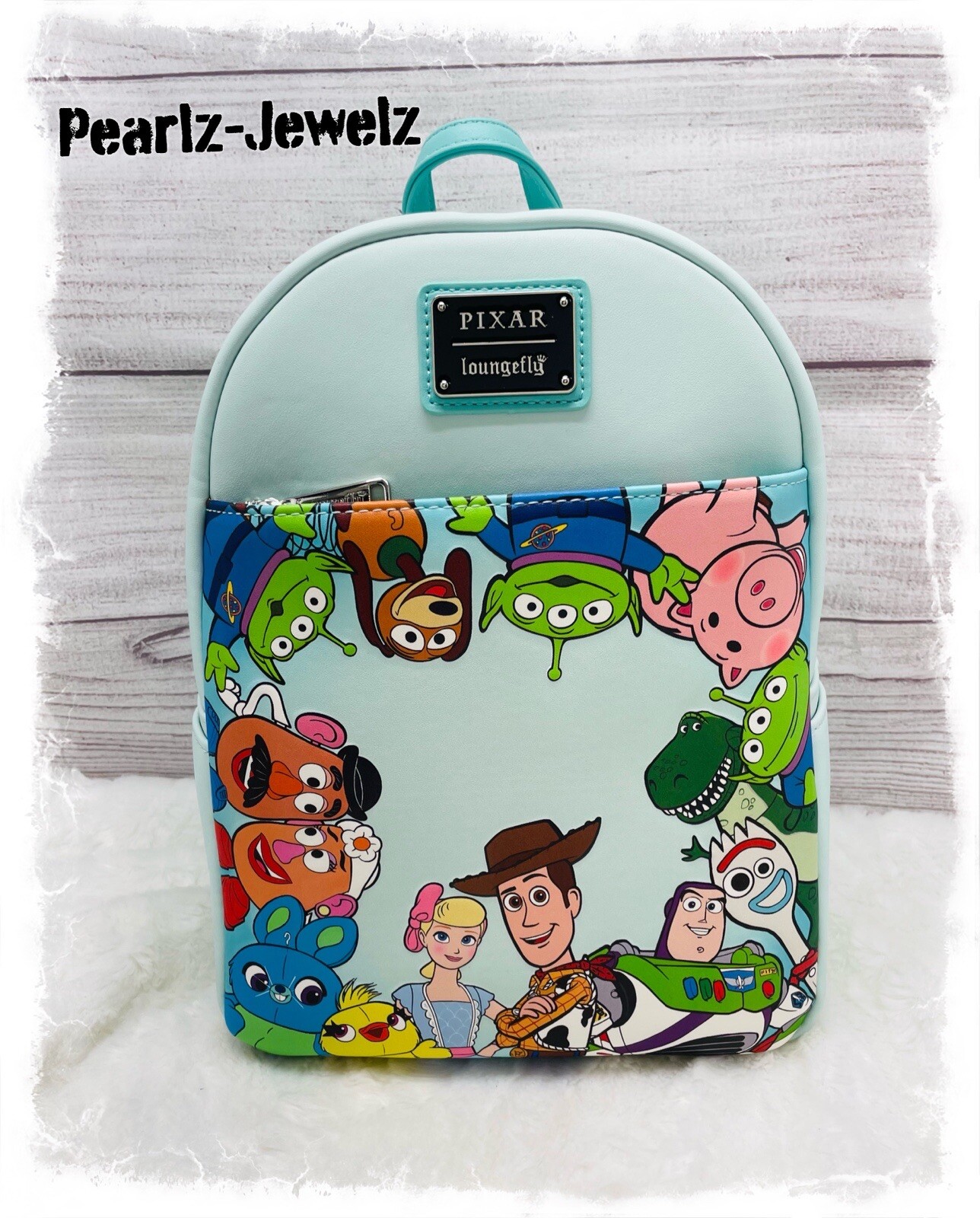 Loungefly Disney Pixar Toy Story All Cast Characters Mini Backpack BoxLunch NWT