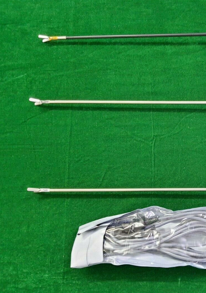 3pc-Laparoscopic Bissinger Bipolar Forcep With Cable 5mmx330mm Instruments