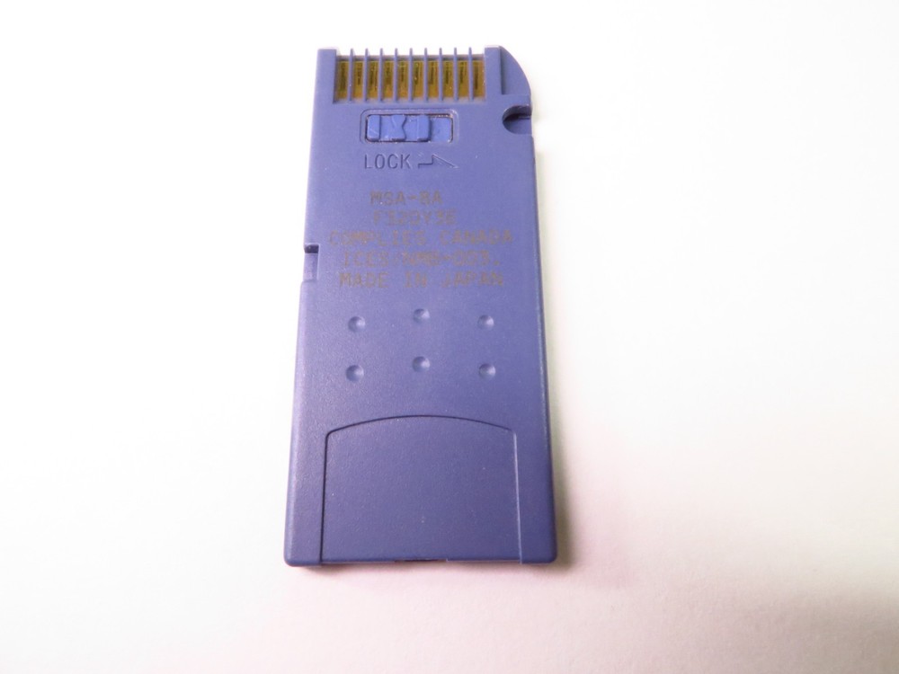 OEM Sony Genuine Memory Stick 8MB MEGABYTE MSA-8A Camera Memory Card