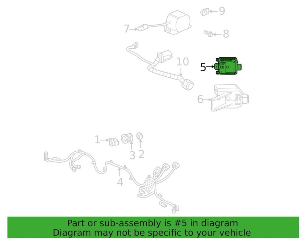 2017-2025 GMC /GM Side Object Sensor Alert Module 84820654 OEM