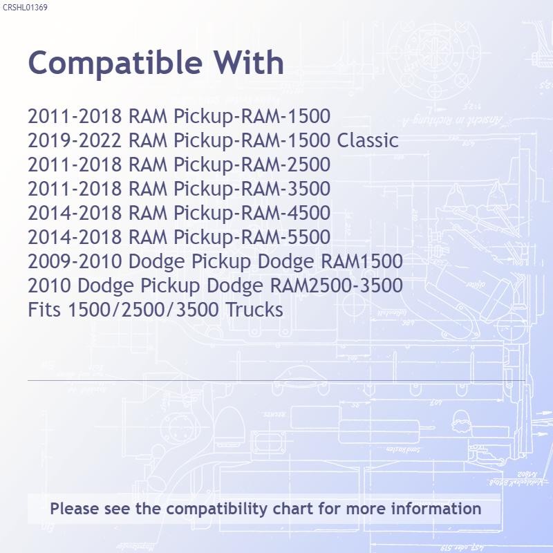 Replacement Passenger Side Headlight Bracket (See compatibility Chart)