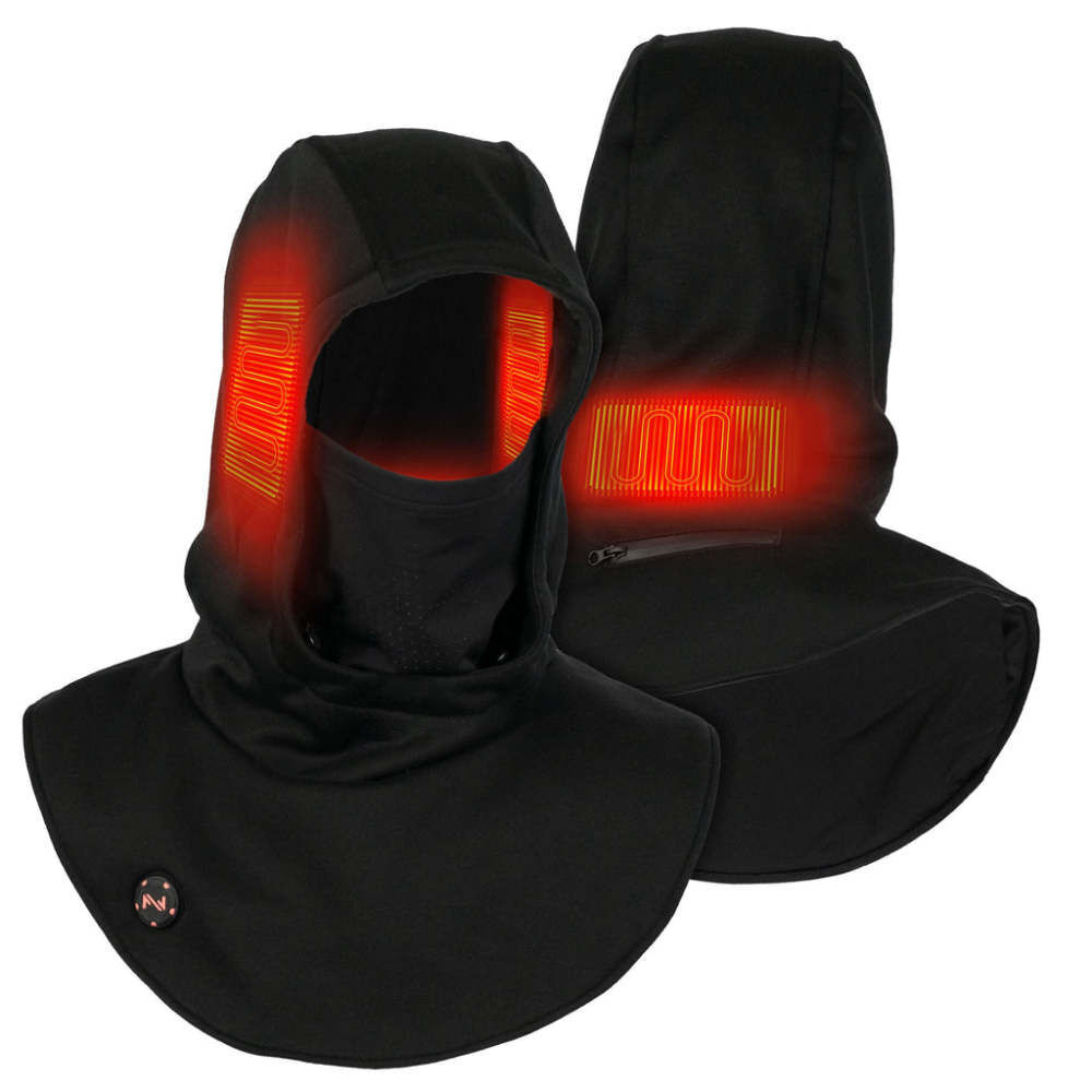 Mobile Warming 7.4V Unisex Heated Balaclava Black