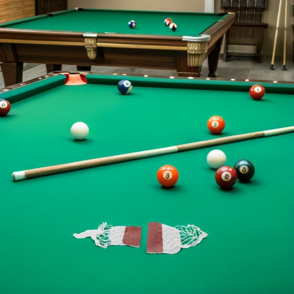 6 Pcs Pool Table Replacement Mesh Bag Net Billiard Liners Set Accessory