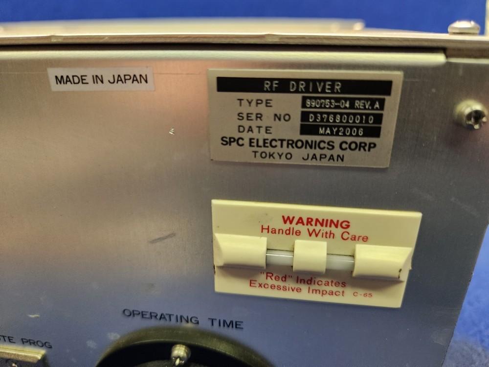 SPC Electronics VARIAN RF DRIVER 890753-04 REV. A