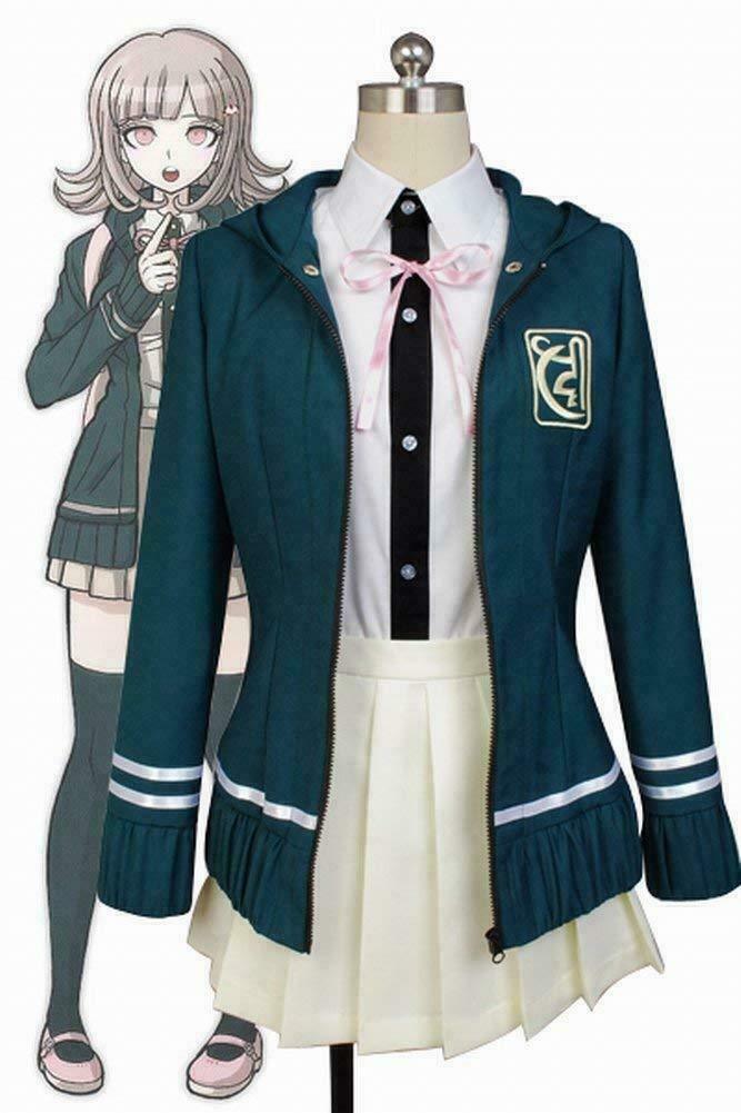 DanganRonpa Chiaki Nanami Halloween Cosplay Costume Uniform Fancy Dress