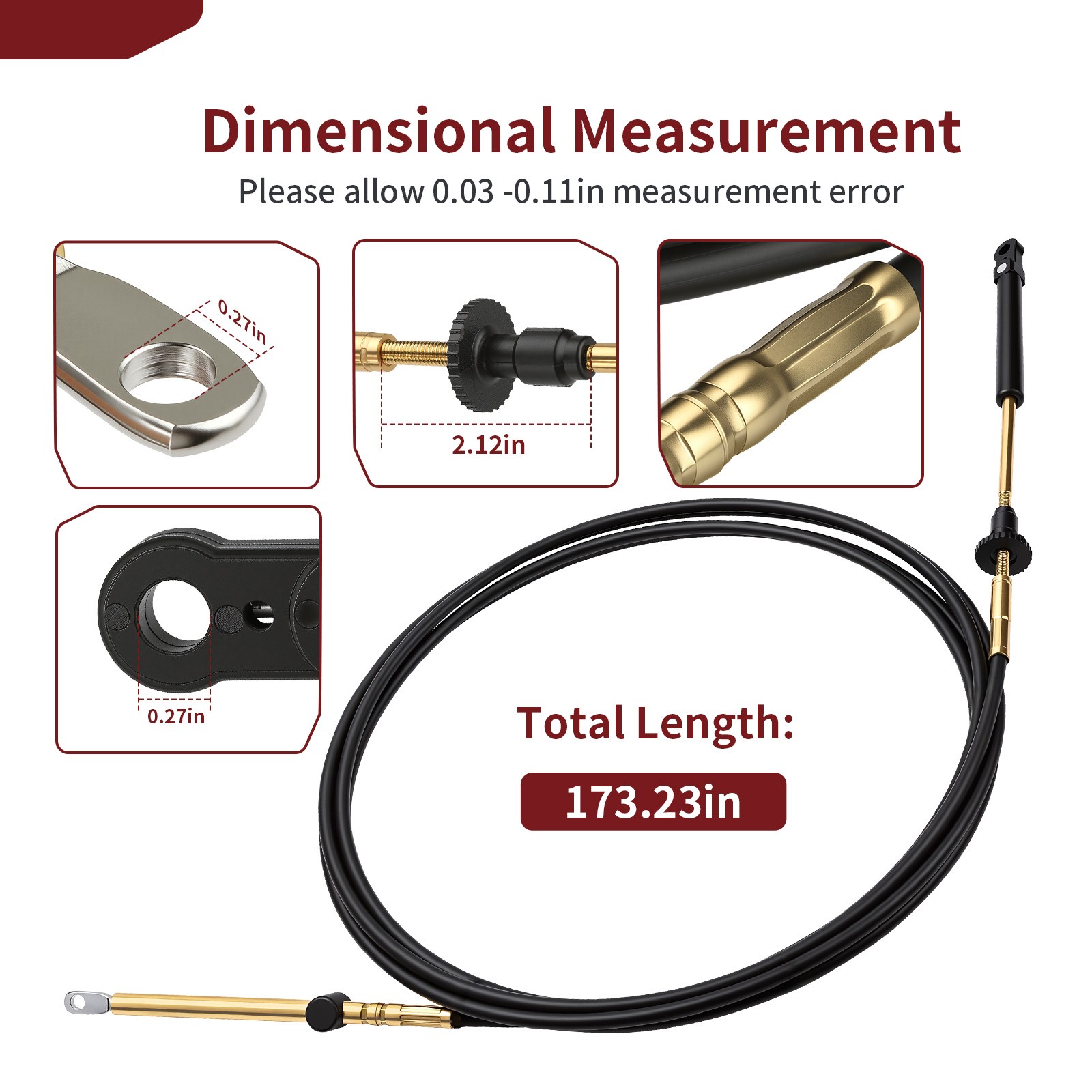 2 Pcs Throttle Shift Remote Control Cable For Johnson Evinrude OMC BRP 1979-1994
